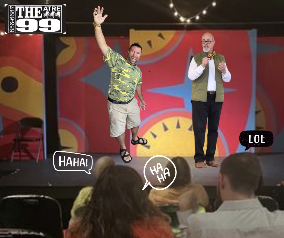 Ben__Troy_Improv_Theatre_99 image Theatre 99 Improv Charleston SC Ben-Jamin Toy and Dr. Troy Hall