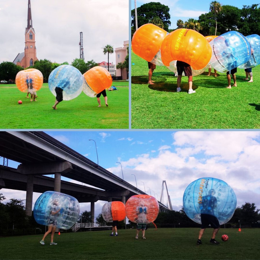 Bubble_Soccer_collage image Bubble Soccer Team Building