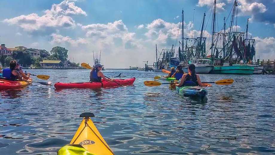 kayak-team-building-01-4707b9a1 image kayak-team-building-01-4707b9a1 Nature's Classroom: Discovering the Lessons of Teamwork through Kayaking in Shem Creek, Charleston